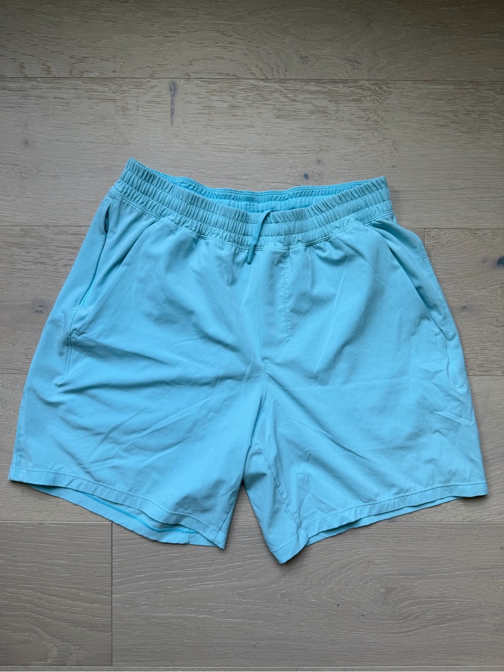 lululemon athletica Light Aqua Athletic Shorts